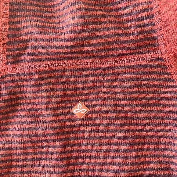 PRANA LUCIA SWEATER Wool Blend Pullover Red Outdoor Hiking Casual Active (XS) - Picture 9 of 11